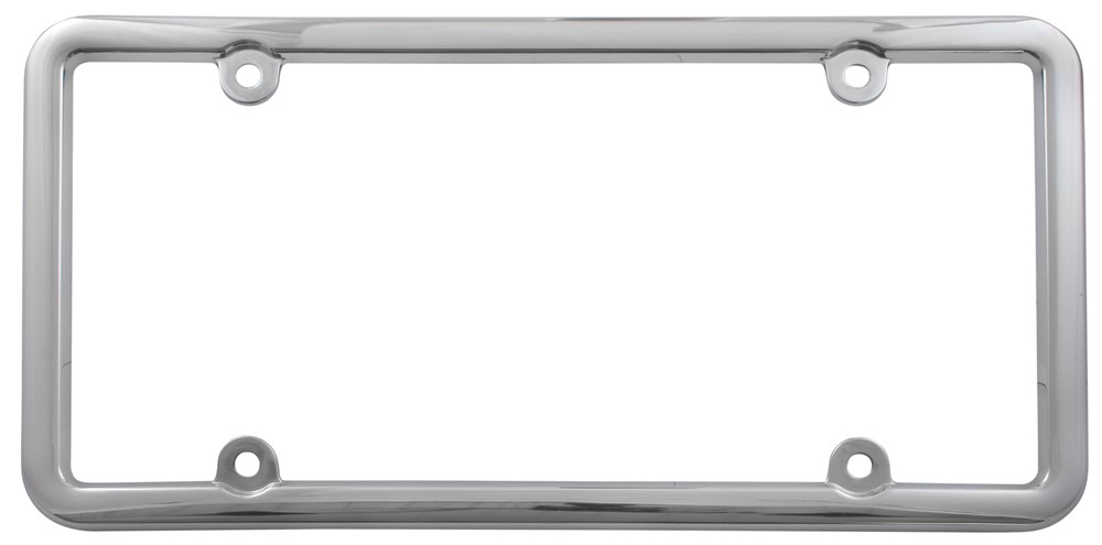 Classic Lite License Plate Frame - Chrome Cruiser License Plates and ...