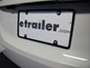 Slim Rim License Plate Frame - Black Zinc CR21350 on 2012 Dodge Grand Caravan 