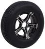 tire with wheel 14 inch castle rock st205/75r14 radial w/ liger aluminum - 5 on 4-1/2 lr c black