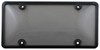Tuf Combo License Plate Frame and Smoke-Tinted Shield - Black Plastic CR62052
