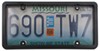 CR62510 - Plain Cruiser License Plates and Frames