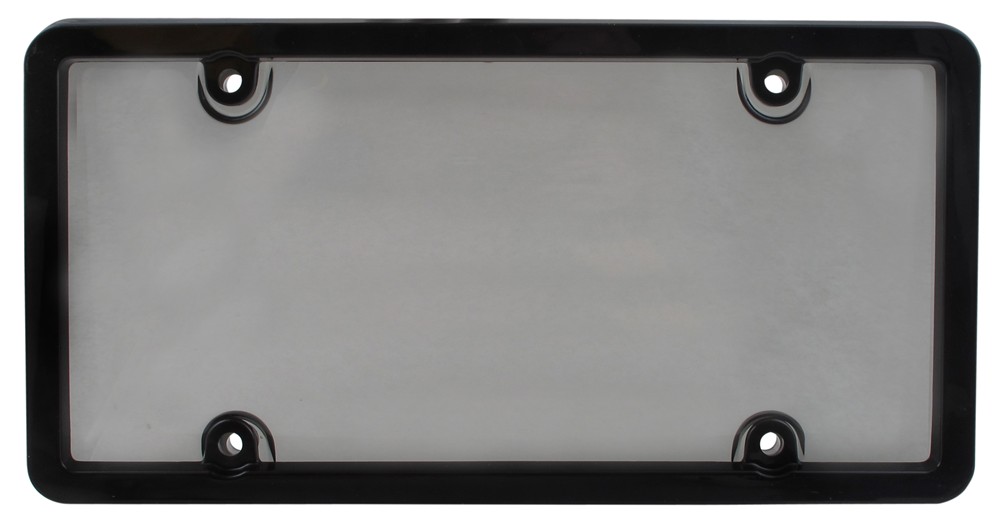 Ultimate Tuf Combo License Plate Frame and Smoke-Tinted Shield - Black  Cruiser License Plates and Frames CR62520
