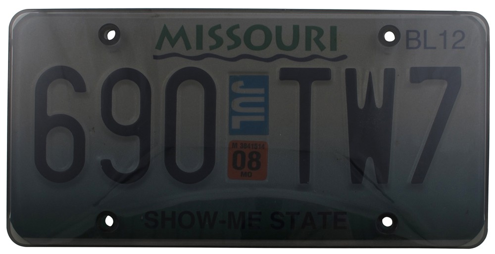 Tuf Flat Shield for License Plates - Smoke Cruiser License Plates and Frames  CR76200