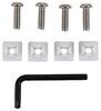 license plates and frames locking star pin fasteners for - stainless steel standard qty 4