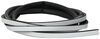 seals 15 foot long rubber hollow bulb seal for rv and trailer door - stick on 15' x 3/8 inch tall