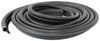 seals 15 foot long rubber hollow bulb seal for rv and trailer door - press on 15' x 1-1/16 inch tall