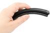 seals 25 foot long rubber hollow bulb seal for rv and trailer door - press on 25' x 1/2 inch tall