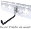 e-track cargo organizers cargosmart rotating safety ladder hook for e track and x systems - rubber coated 200 lbs