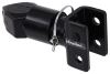 coupler only self-adjusting head sleeve-lock trailer - adjustable channel mount black 2 inch ball 7 000 lbs