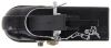 coupler only 2-5/16 inch ball trailer - adjustable channel mount squeeze latch black 15 000 lbs