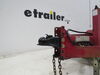 0  coupler only trailer - adjustable channel mount thumb latch black 2-5/16 inch ball 14 000 lbs