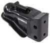 coupler only trailer - adjustable channel mount thumb latch black 2-5/16 inch ball 14 000 lbs