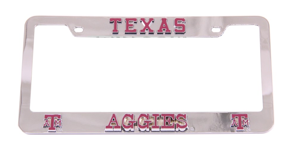 Texas A&M Aggies 3D Collegiate License Plate Tag Frame Siskiyou License ...