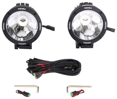 Vision X Light Cannons Off-road Light Kit - Led - 100 Watts - Spot Beam 