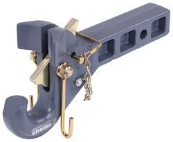 Curt SecureLatch Pintle Hook for 2" Hitches - 2-1/2" or 3" Lunette Ring - 14,000 lbs - CU24FR