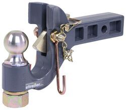 Curt SecureLatch Pintle Hook with 2" Ball - 2" Hitches - 10,000 lbs