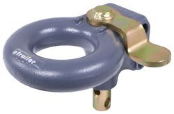 Curt SecureLatch Lunette Ring - Adjustable Channel Mount - 3" Diameter - 25,000 lbs - CU39FR