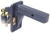 pintle hook - ball combo 2 inch curt securelatch and mount with 2-1/2 hitches 20 000 lbs