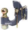 pintle hook - ball combo 2 inch curt securelatch with bolt on 20 000 lbs
