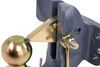 pintle hook - ball combo one curt securelatch with 2 inch bolt on 20 000 lbs