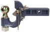fixed ball mount 2-5/16 inch one curt securelatch pintle hook with - 2 hitches 14 000 lbs