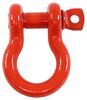 shackle only red bow with screw pin - 3/4 inch diameter 9 500 lbs