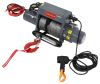 truck winch recovery jeep 3-stage planetary gear comeup dv-9si integrated off-road - synthetic rope hawse fairlead 9 000 lbs