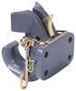 pintle hook - standard plate mount bumper curt securelatch bolt on 2-1/2 inch or 3 lunette ring 24 000 lbs