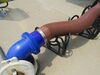 0  replacement hoses 15 mil - medium ez flush rv sewer hose w/ 3 inch rotating bayonet fitting 20' long bronze vinyl
