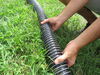 SilverBack RV Sewer Hose w/ 3" Swivel Fittings and 4-in-1 Clear Elbow Adapter - 15' Long 15 Feet Long D04-0650