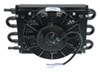 remote cooler derale dyno-cool with fan and hose barb inlets - class ii