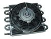 remote cooler mount derale dyno-cool with fan and hose barb inlets - class iii