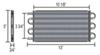 tube-fin cooler standard mount d12901