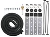 derale single-hose transmission cooler installation kit w/ 11/32 inch inner diameter hose