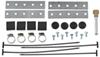 tube-fin cooler derale series 7000 transmission kit w/ hose barb inlets - class iv standard