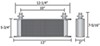 stacked-plate cooler standard mount d13403