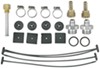 stacked-plate cooler derale 19-row transmission kit -6 an inlets - class v