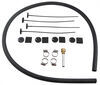 plate-fin cooler derale series 8000 transmission kit w/barb inlets - class iv efficient