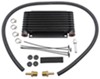 standard mount derale series 9000 plate-fin transmission cooler kit w/ npt inlets - class ii extra efficient