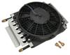 remote mount derale 8-pass electra-cool cooler assembly w/ fan -6 an inlets - class ii
