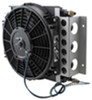 remote cooler mount derale 16-pass electra-cool transmission kit w/ fan -6 an inlets - class v