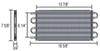 D15505 - Class III Derale Engine Oil Coolers