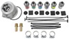 Derale Tube-Fin Engine Oil Cooler Kit w/ Adjustable Sandwich Adapter (Multiple Threads) - Class III W/ Sandwich Adapter D15505