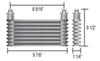 D15851 - Core Derale Transmission Coolers