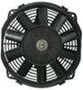 8 inch diameter derale dyno-cool straight-blade electric fan with thermostat control - 350 cfm