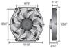 electric fans 10 inch diameter d16510