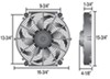 electric fans 16 inch diameter d16626