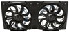electric fans 25 inch diameter derale high-output dual radiator fan-and-shroud assembly - 1 360 cfm