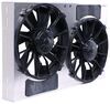 electric fans derale 12 inch dual high-output radiator fan w/ aluminum shroud - 4 000 cfm