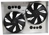 electric fans derale 26 inch dual high-output radiator fan w/aluminum shroud assembly - 4 000 cfm